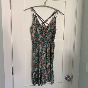 Woman's tropical dress